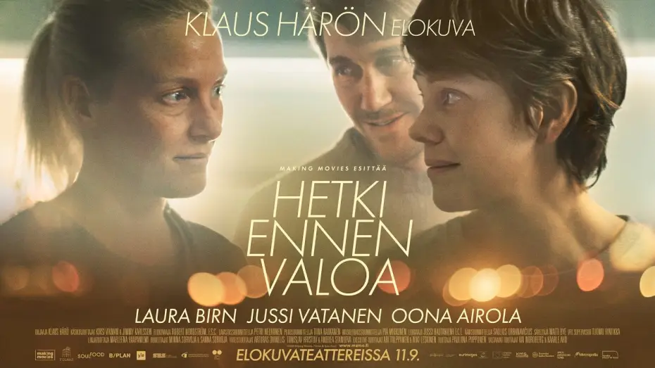 Видео к фильму Hetki ennen valoa — Hetki ennen valoa -elokuvan virallinen teaser-traileri.