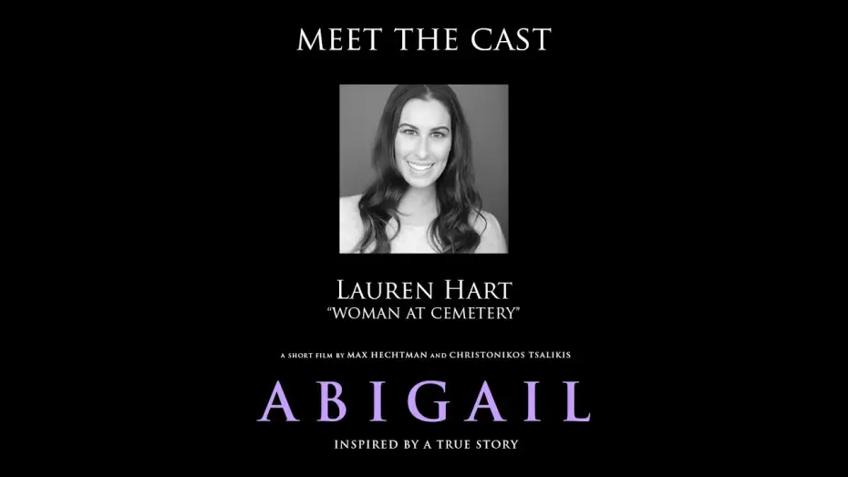 Видео к фильму Abigail | "Abigail" Meet the Cast: Lauren Hart (Woman at Cemetery)