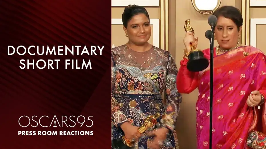 Видео к фильму Заклинатели слонов — Documentary Short | The Elephant Whisperers | Oscars95 Press Room Speech