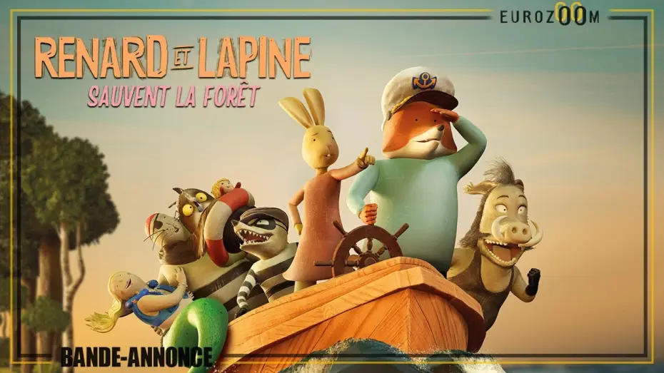 Видео к фильму Лесные спасатели — BANDE ANNONCE - RENARD ET LAPINE SAUVENT LA FORET - LE 23 JUILLET AU CINEMA