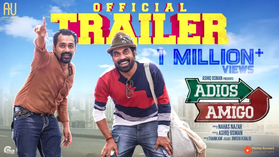 Видео к фильму അഡിയോസ് അമിഗോ — Adios Amigo - Official Trailer | Asif Ali, Suraj Venjaramoodu | Nahas Nazar | Ashiq Usman