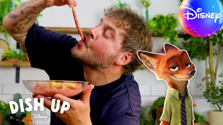 Видео к фильму Зверополис 2 — Can You Eat Zootropolis 2's Bowl of Worms? | Dish Up Disney