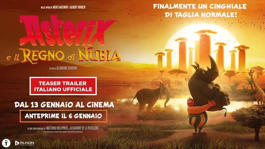 Видео к фильму Астерикс и эликсир молодости — Asterix e il Regno di Nubia | Teaser Trailer Italiano Ufficiale