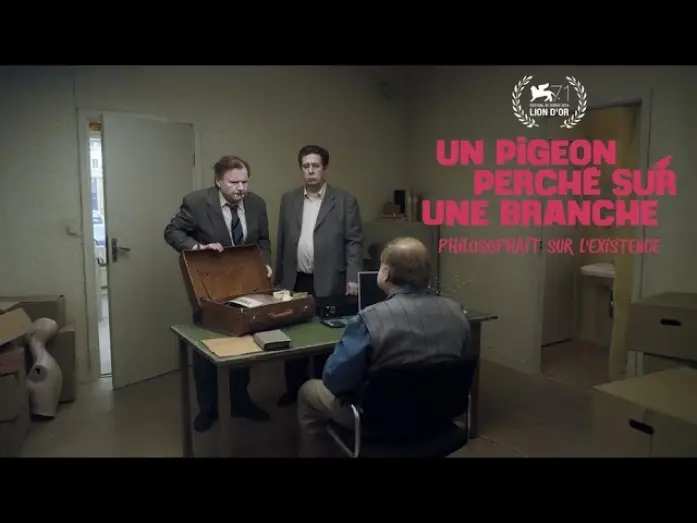 Видео к фильму Голубь сидел на ветке, размышляя о бытии — Un pigeon perché sur une branche philosophait sur l'existence bande-annonce officielle