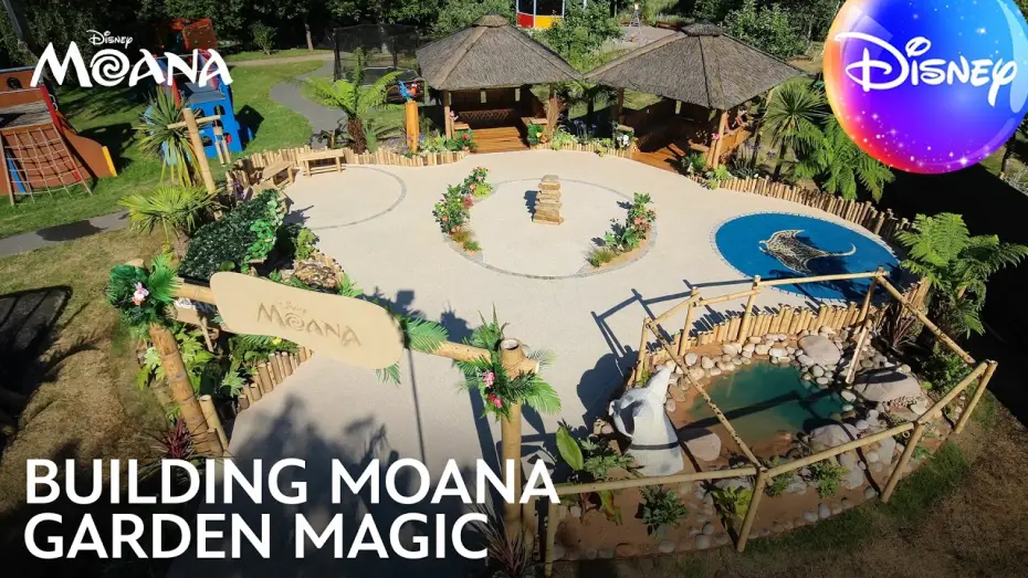 Видео к фильму Моана — Bringing Moana’s Island Magic to Life | A Magical Garden Transformation