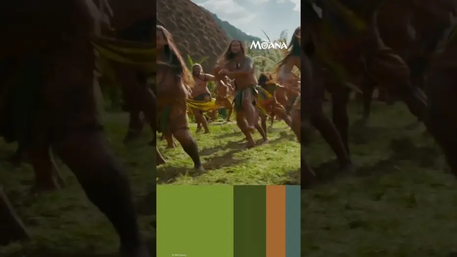 Видео к фильму Моана — The colours of Moana