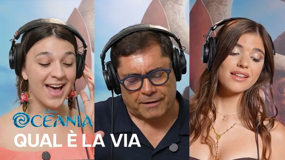 Видео к фильму Моана — Oceania | "Qual è la Via" | Dietro le Quinte