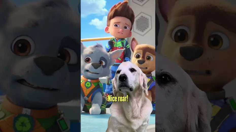 Видео к фильму Щенячий патруль: Динофильм — Real Dog Reaction