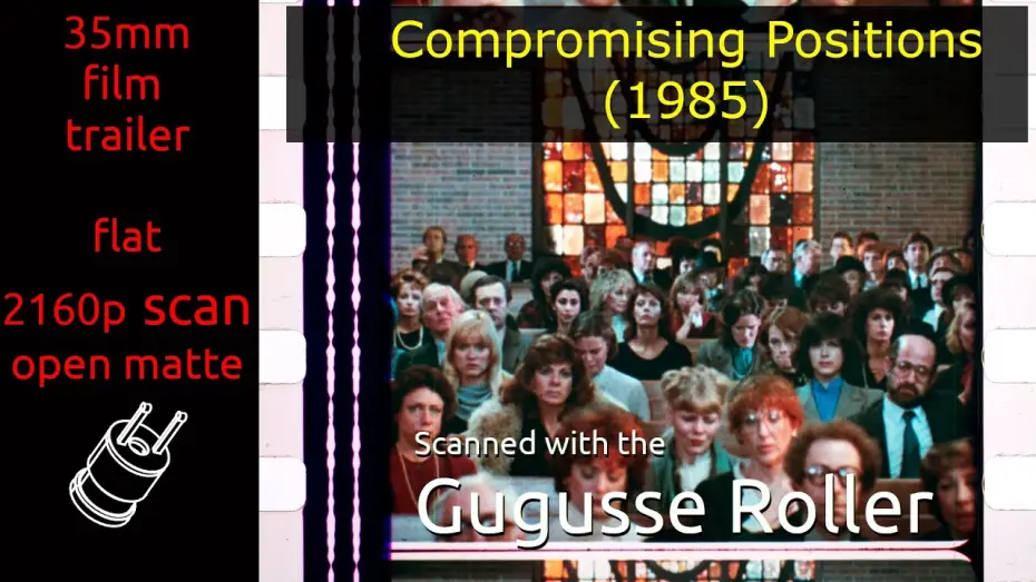 Видео к фильму Compromising Positions — Compromising Positions (1985) 35mm film trailer, flat open matte, 2160p