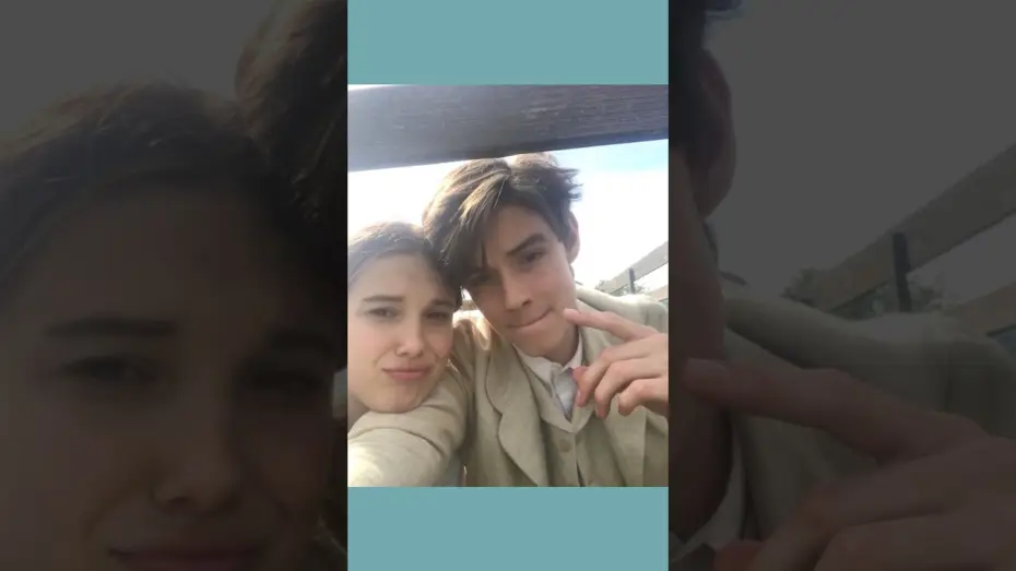 Видео к фильму Энола Холмс 3 — Millie Bobby Brown and Louis Partridge recreate THE photo