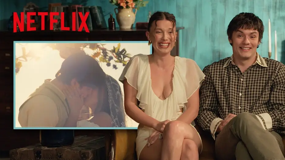 Видео к фильму Энола Холмс 3 — Millie Bobby Brown and Louis Partridge Watch Enola Holmes 3 Together