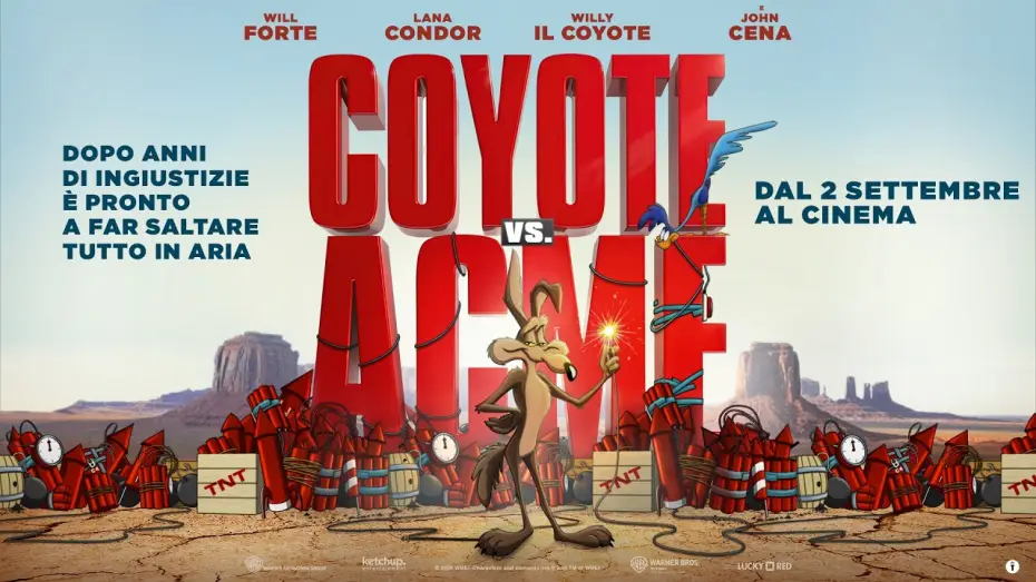 Видео к фильму Хитрый койот — COYOTE vs ACME - Trailer 2 ITA HD