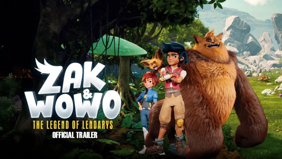 Видео к фильму Пушистое превращение — Zak & Wowo: The Legend of Lendarys | Official Trailer (Arabic Subtitles)