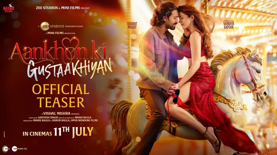 Видео к фильму आँखों की गुस्ताखियाँ | Aankhon Ki Gustaakhiyan Official Teaser | Vikrant M | Shanaya K | Vishal M | In Cinemas 11th July