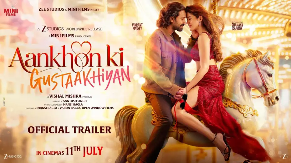 Видео к фильму आँखों की गुस्ताखियाँ | Aankhon Ki Gustaakhiyan Official Trailer | Vikrant M | Shanaya K | Vishal M | In Cinemas 11th July