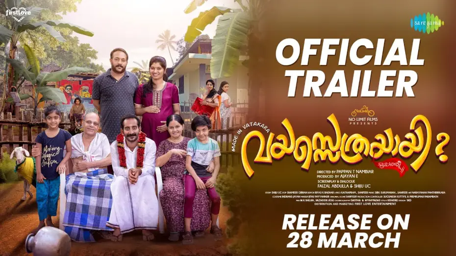 Видео к фильму വയസ്സെത്രയായി മുപ്പത്തീ..!! | Vayassethrayayi Muppathi - Official Trailer | Prashant Murali, Chithra Nair | Vineeth Sreenivasan