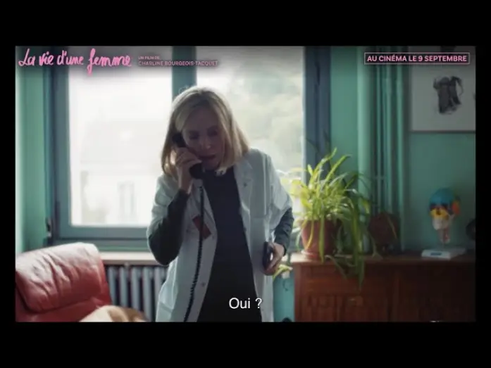Видео к фильму La vie d'une femme — Teaser LA VIE D'UNE FEMME de Charline Bourgeois-Tacquet - au cinéma le 09 septembre 2026