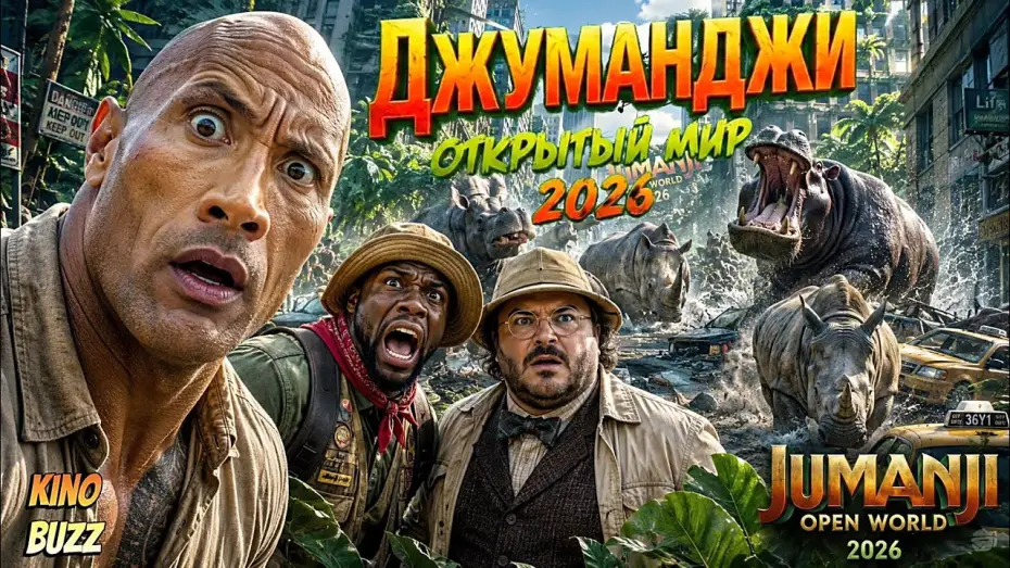 Видео к фильму Джуманджи 3 — ДЖУМАНДЖИ: ОТКРЫТЫЙ МИР (2026)