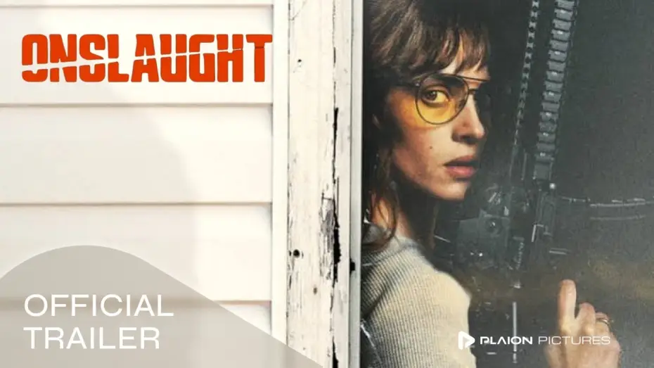 Видео к фильму Onslaught — ONSLAUGHT (Deutscher Kinotrailer) - Adria Arjona, Dan Stevens, Alex Pereira, Drew Starkey