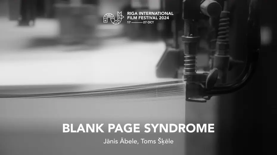 Видео к фильму Baltās lapas bieds — BLANK PAGE SYNDROME Trailer | RIGA IFF 2024