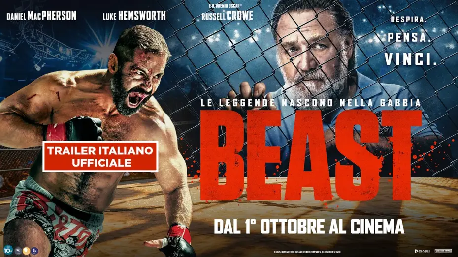 Видео к фильму Бой со зверем — BEAST con Russell Crowe, Daniel MacPherson, Luke Hemsworth, Bren Foster | Trailer Italiano Ufficiale