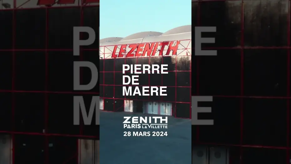 Видео к фильму Pierre de Maere en concert au Zénith de Paris — Rendez-vous au légendaire ZÉNITH de Paris le 28 mars 2024 pour la plus folle soirée de votre vie !