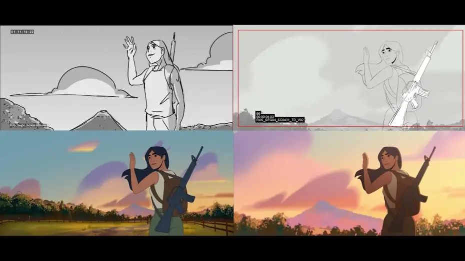 Видео к фильму Remember Us — Making-of Remember Us animated short film