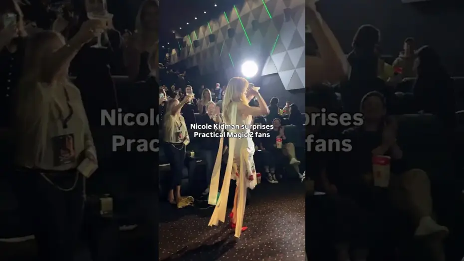 Видео к фильму Практическая магия 2 — Nicole Kidman appeared to surprise fans at a special screening of PRACTICAL MAGIC 2 in Australia!