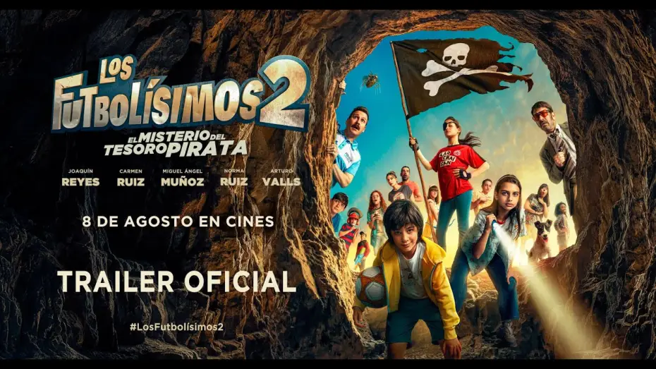 Видео к фильму Los futbolísimos  2 y el misterio del tesoro pirata — LOS FUTBOLÍSIMOS 2: EL MISTERIO DEL TESORO PIRATA. Tráiler oficial. 8 de agosto en cines.