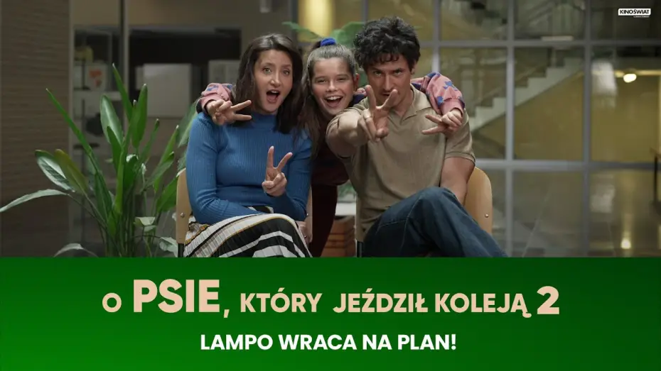 Видео к фильму O psie, który jeździł koleją 2 — Lampo wraca na plan