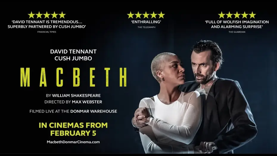 Видео к фильму Macbeth — MACBETH: DAVID TENNANT & CUSH JUMBO I TRAILER
