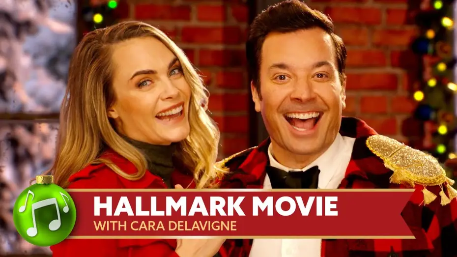 Видео к фильму Jimmy Fallon's Holiday Seasoning Spectacular — Hallmark Movie ft. Cara Delevingne | Jimmy Fallon's Holiday Seasoning Spectacular
