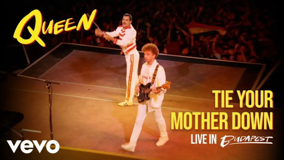 Видео к фильму Queen: Live in Budapest - Hungarian Rhapsody — Queen - Tie Your Mother Down (Live in Budapest)