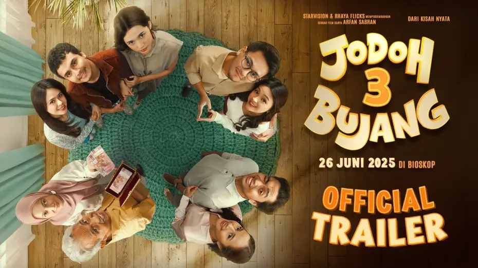 Видео к фильму Jodoh 3 Bujang — JODOH 3 BUJANG - Official Trailer