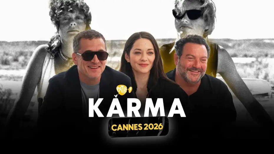 Видео к фильму Karma — CANNES 2026 - Interview x KARMA (Guillaume Canet, Marion Cotillard, Denis Ménochet)