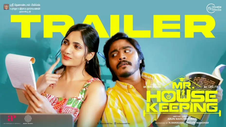 Видео к фильму Mr. Housekeeping — Mr.Housekeeping- Trailer | Hari Baskar, Losliya | Arun Ravichandran | N Ramasamy,Nithin