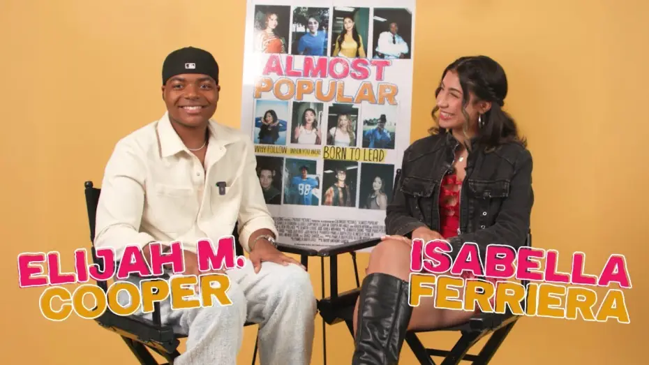 Видео к фильму Almost Popular — Isabella Ferreira and Elijah M Cooper l Having an Onscreen Romance