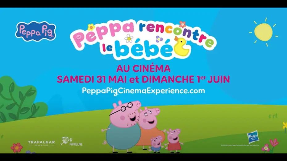Видео к фильму Peppa Meets the Baby Cinema Experience — PEPPA PIG RENCONTRE LE BÉBÉ AU CINÉMA | Bande-annonce