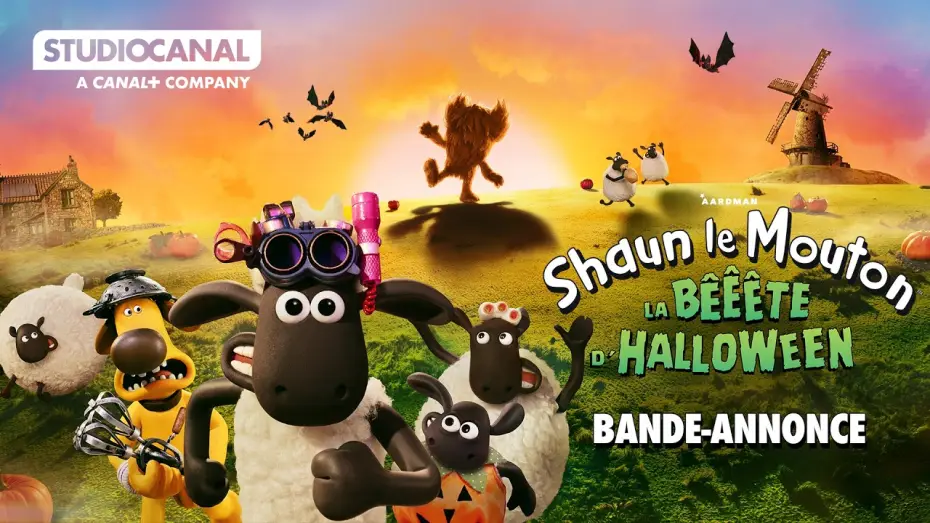 Видео к фильму Барашек Шон и Чудище Лохматое — SHAUN LE MOUTON : LA BÊÊÊTE D'HALLOWEEN – Bande-annonce Officielle VF (2026)