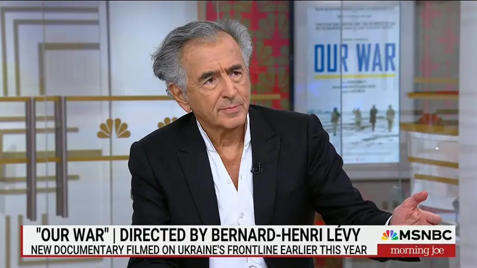 Видео к фильму Our War — Bernard-Henri Lévy - MSNBC Morning Joe : "Our War" & war in Ukraine (June 12, 2025)