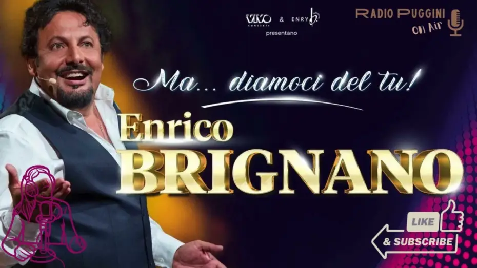 Видео к фильму Ma... diamoci del tu! — Enrico Brignano - Ma… Diamoci del Tu | Il Nuovo Show a Radio PugginiOnAir