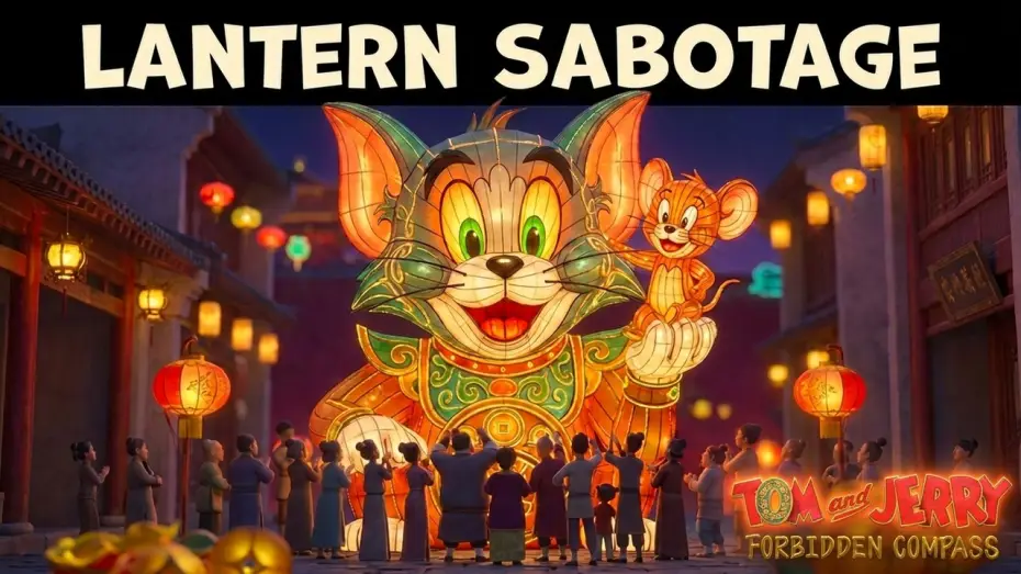 Видео к фильму Том и Джерри: Запретный компас — Lantern Sabotage Scene