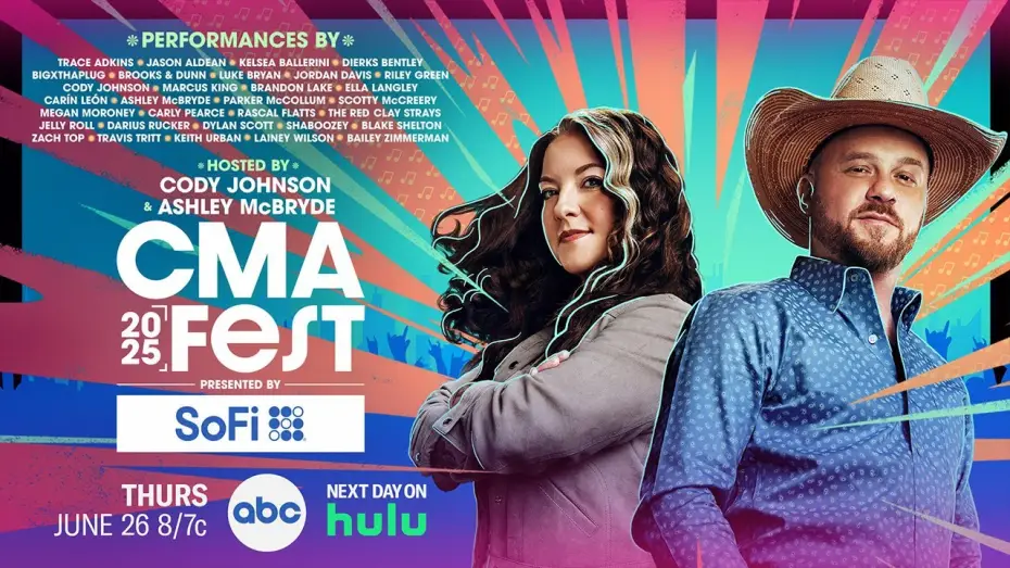 Видео к фильму CMA Fest 2025 — "CMA Fest presented by SoFi" | Thurs., June 26 at 8/7c on ABC