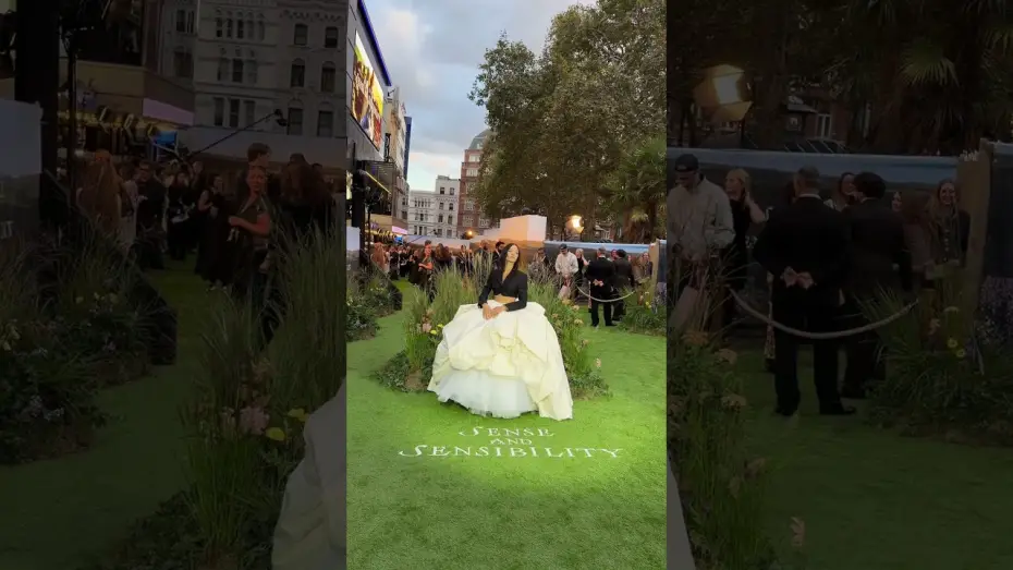 Видео к фильму Разум и чувства — Esmé Creed-Miles arrives at the World Premiere of SENSE AND SENSIBILITY.