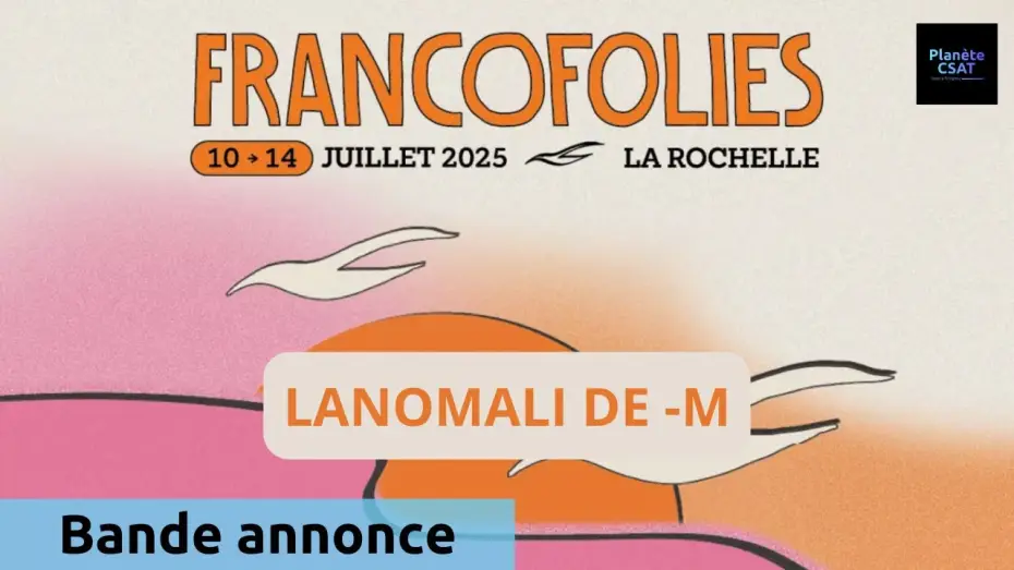 Видео к фильму Lamomali avec -M- aux Francofolies de La Rochelle — Lamomali de -M-, en concert aux Francofolies | bande annonce | France 4