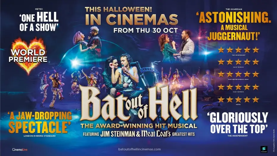 Видео к фильму Bat Out of Hell: The Musical — Bat Out of Hell The Musical - In UK & Irish Cinemas from Thursday 30th Oct 2025