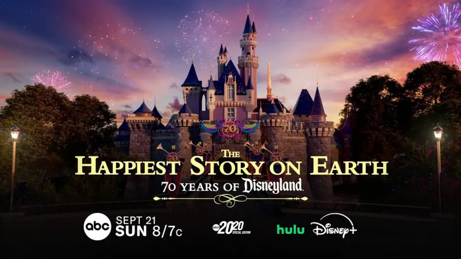 Видео к фильму The Happiest Story on Earth: 70 Years of Disneyland — ‘The Happiest Story on Earth: 70 Years of Disneyland - 20/20 Special Edition' airs Sept. 21 on ABC