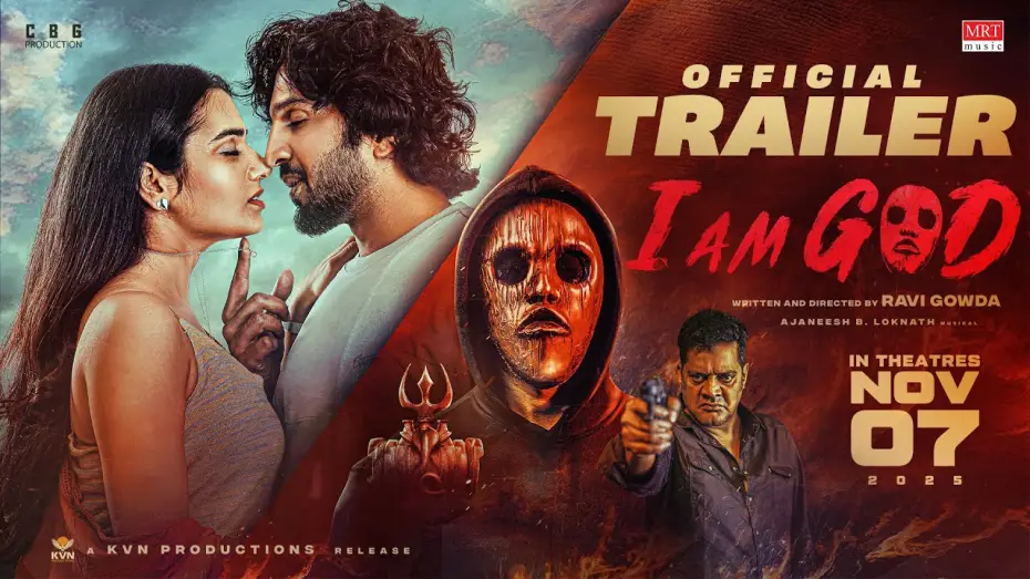 Видео к фильму I Am God | I AM GOD (Kannada) Official Trailer | Ravi Gowda | Vijeta Pareek | RaviShankar | Ajaneesh B Loknath