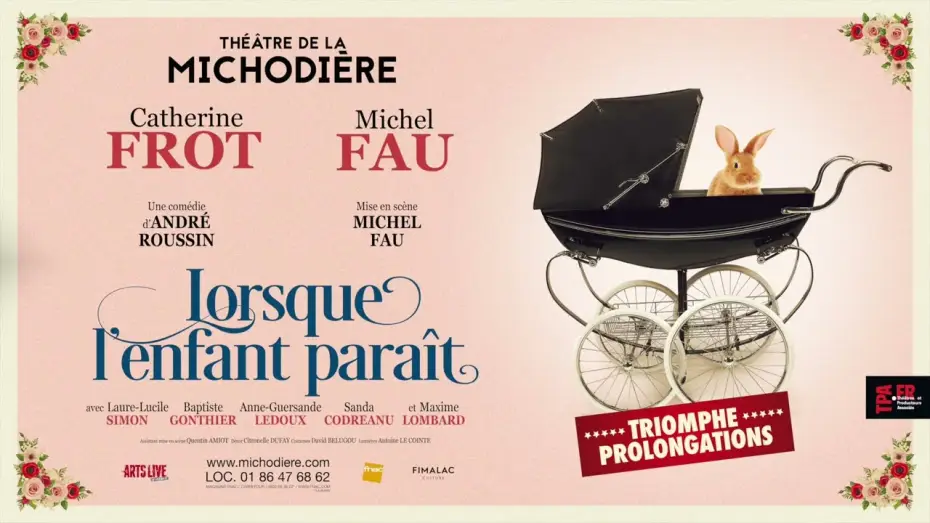 Видео к фильму Lorsque l'enfant paraît — CATHERINE FROT et MICHEL FAU - LORSQUE L'ENFANT PARAÎT - Bande-annonce