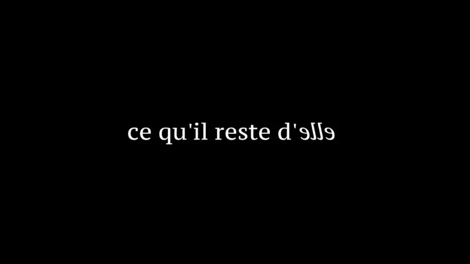 Видео к фильму Ce qu'il reste d'elle — Ce qu'il reste d'elle - octobre 2025